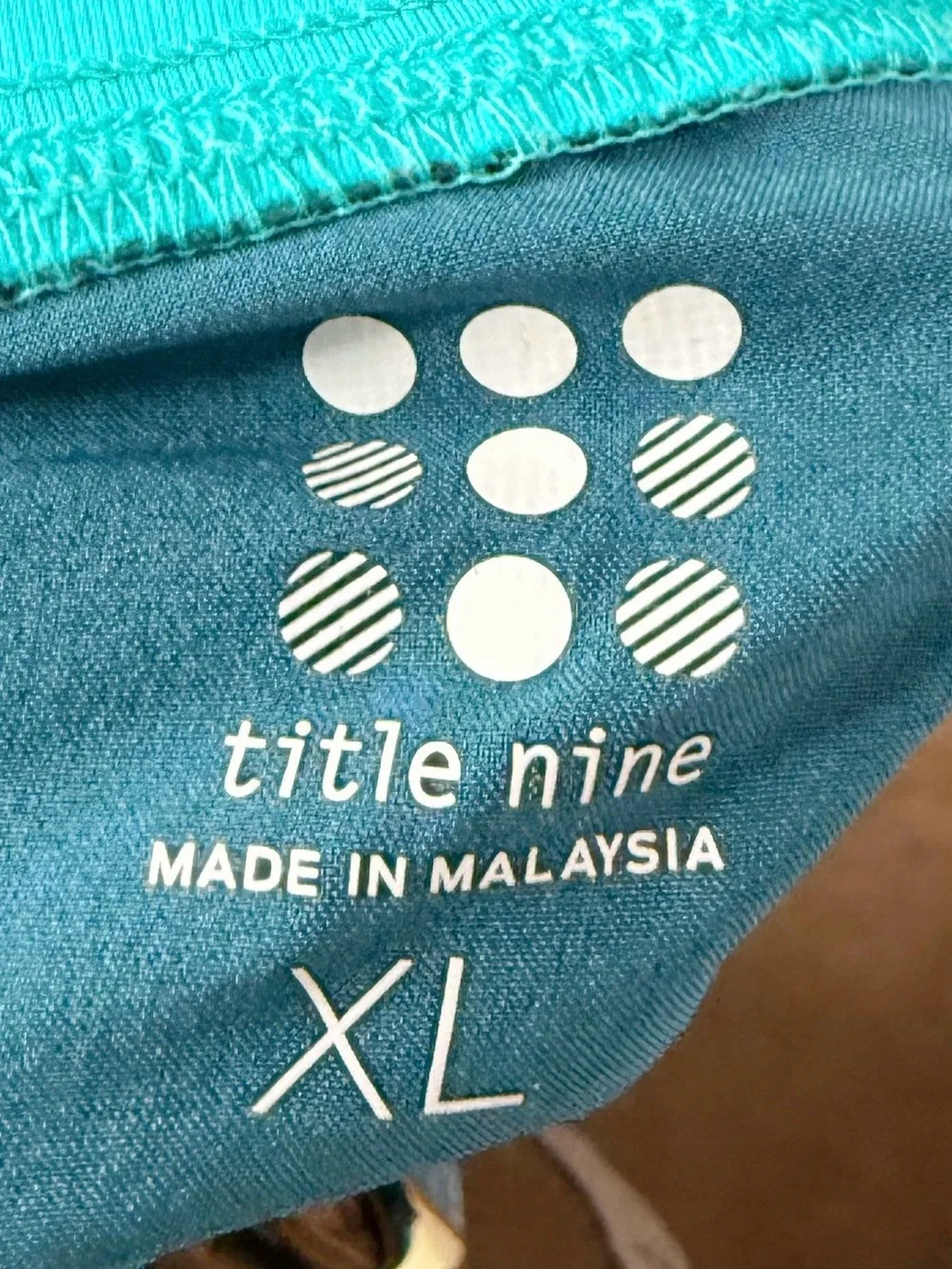 Title Nine Nimblene Lightweight Teal Skirt